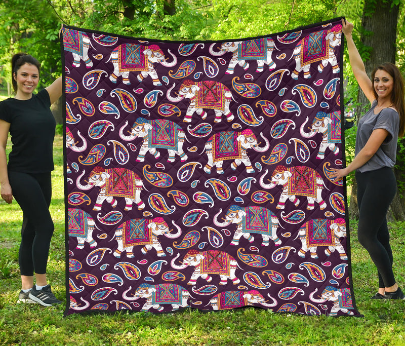 Bohemian Elephant Quilt