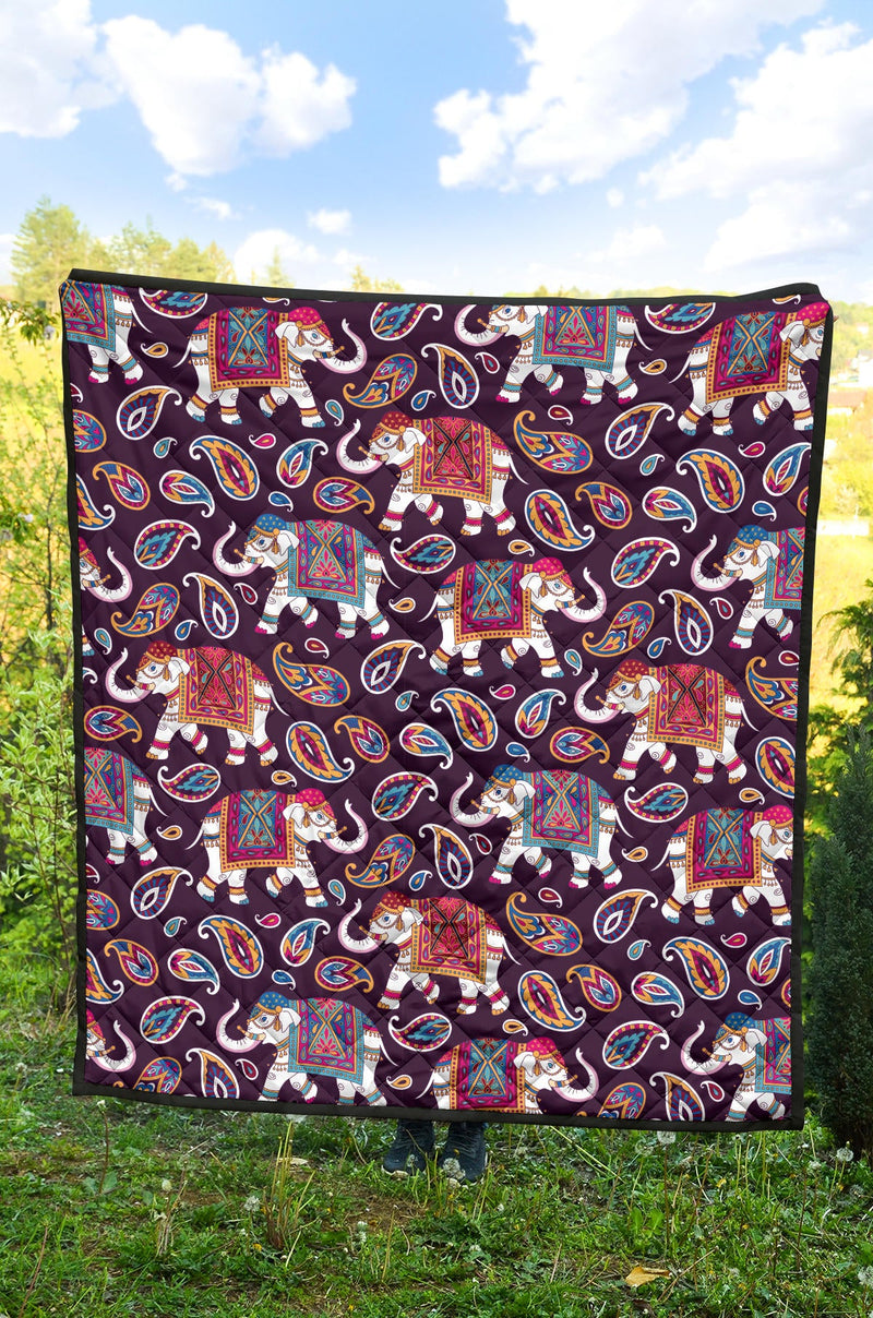 Bohemian Elephant Quilt