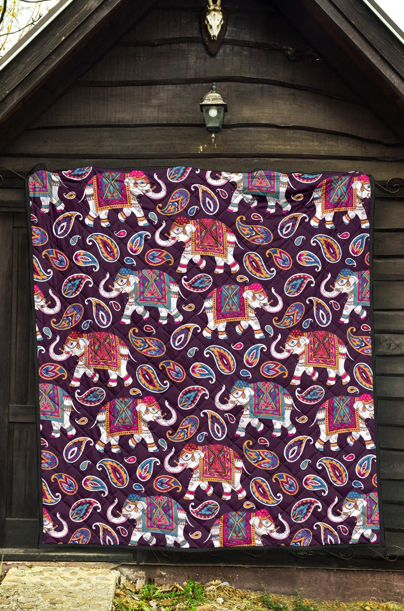 Bohemian Elephant Quilt