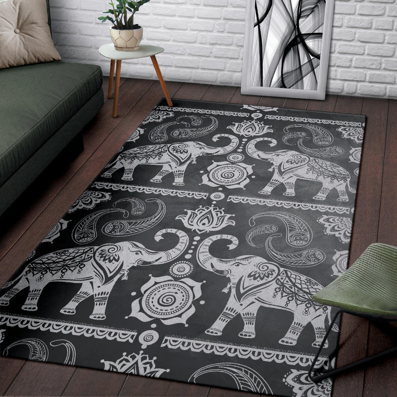 Good Fortune Elephant Rug