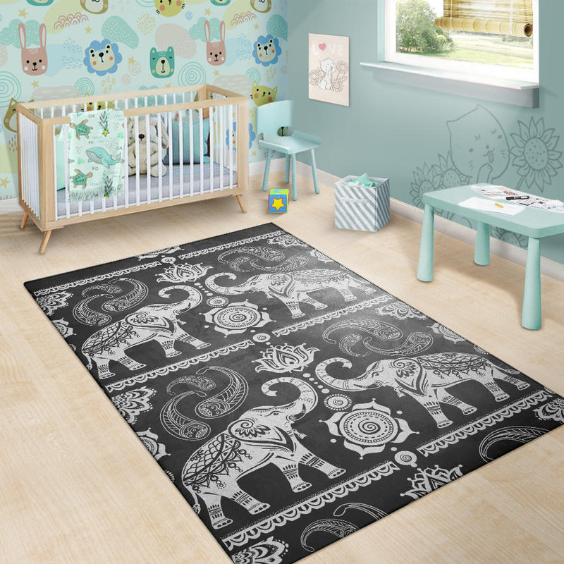 Good Fortune Elephant Rug