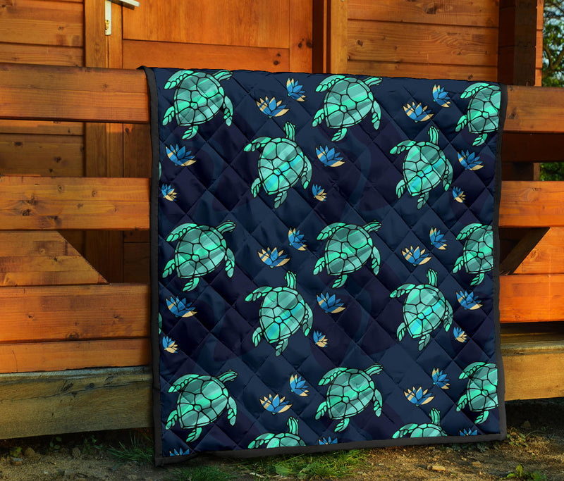 Turtle Love Premium Quilt